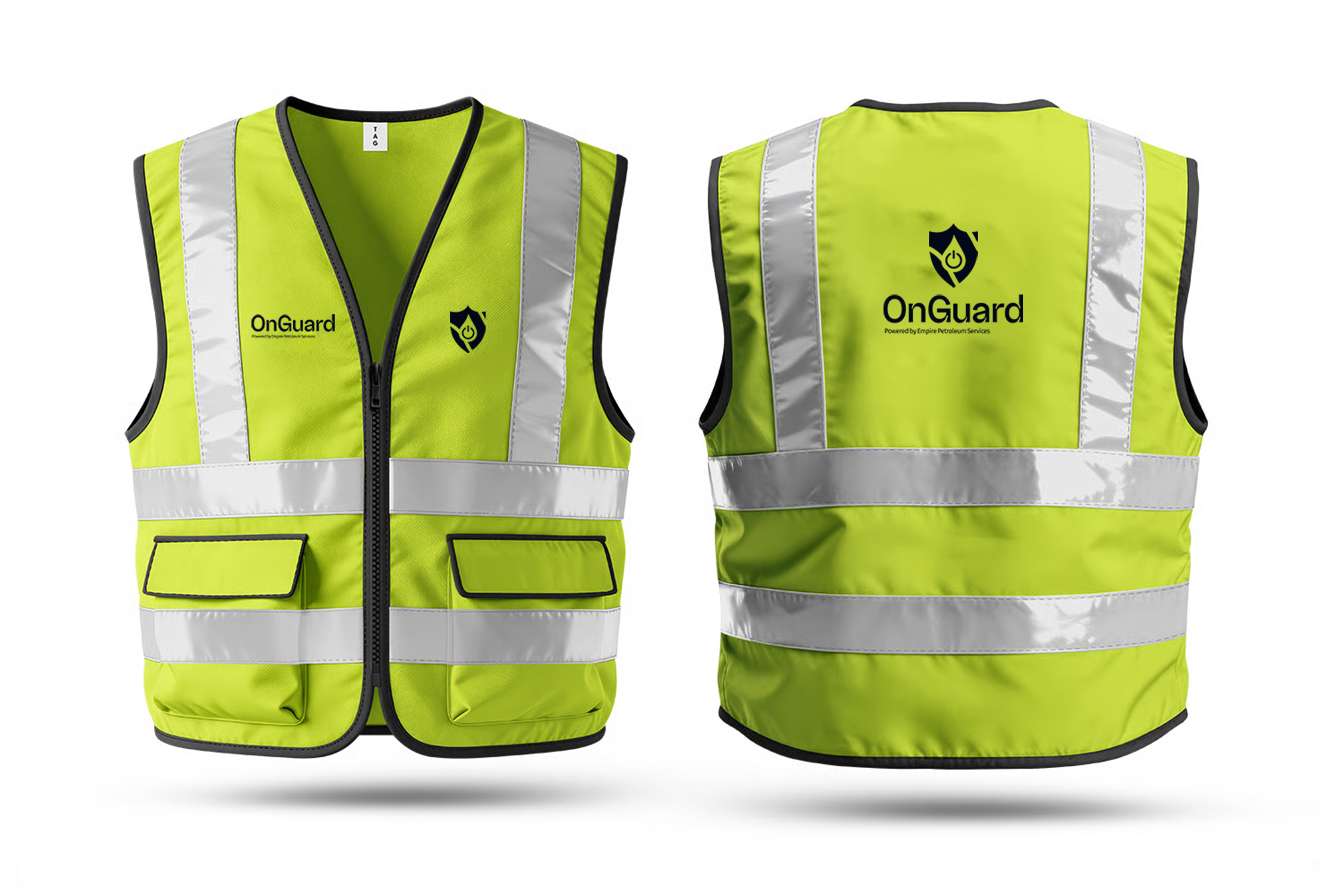OnGuard safety vest brand application